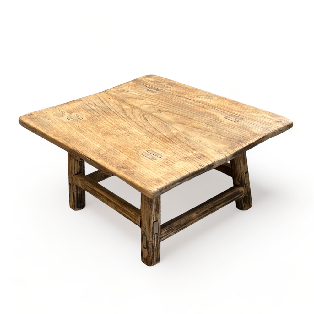 vintage french farmhouse style side table 