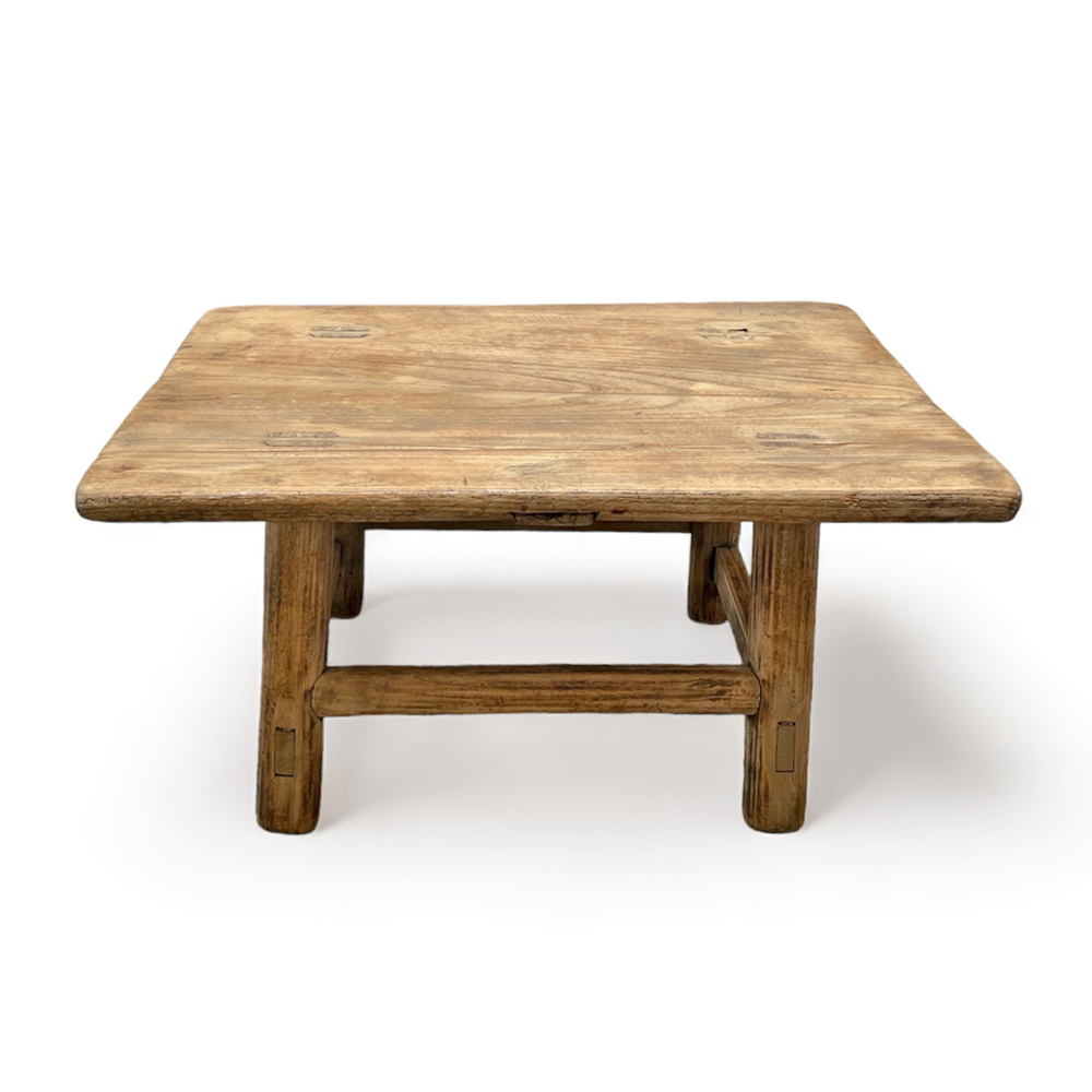vintage french farmhouse style side table 
