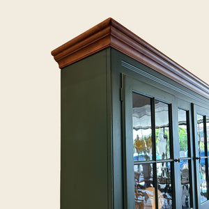 Vintage Green Kitchen Hutch