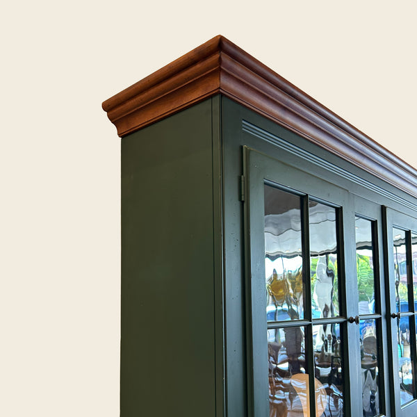 Vintage Green Kitchen Hutch