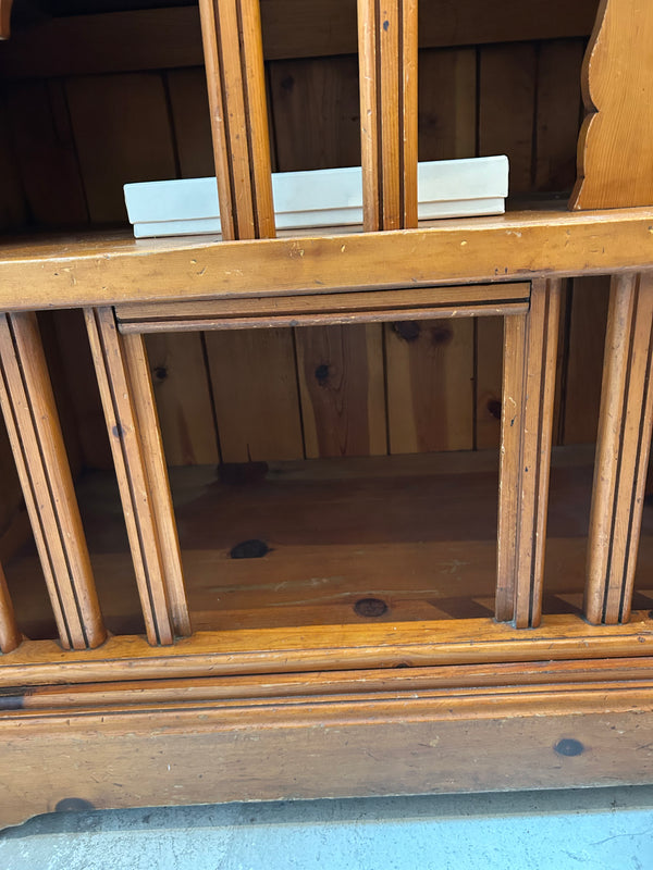 Vintage French Wood Hutch