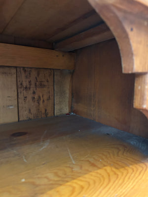 Vintage French Wood Hutch