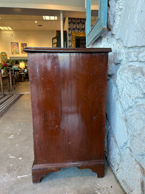 Vintage Mahogany Dresser with Bone Escutcheons