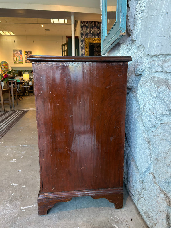 Vintage Mahogany Dresser with Bone Escutcheons