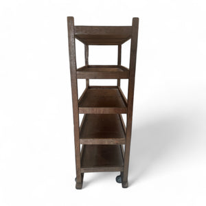 Vintage Rolling Shelf
