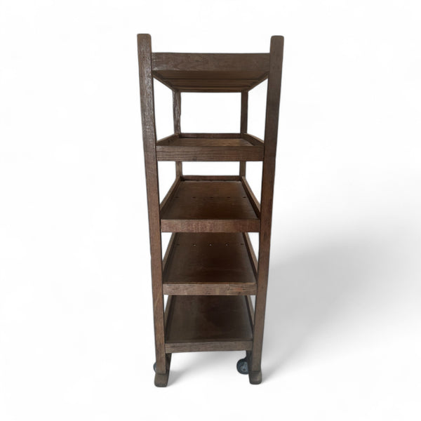 Vintage Rolling Shelf