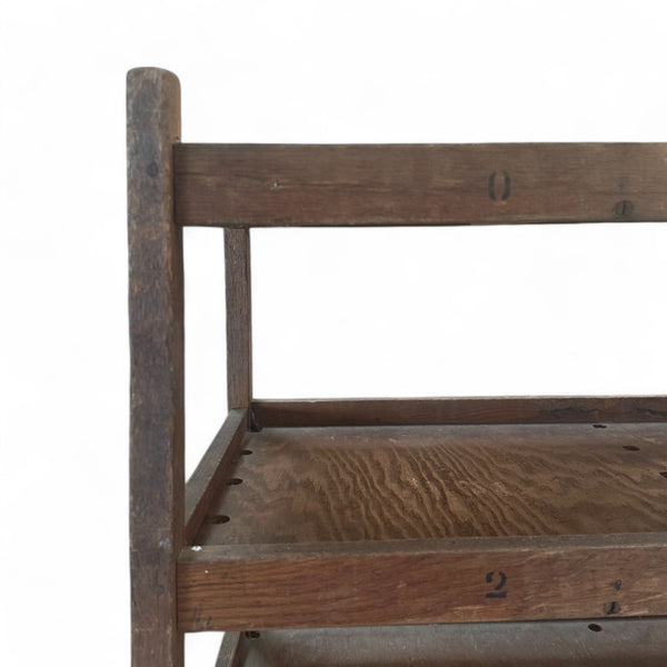 Vintage Rolling Shelf