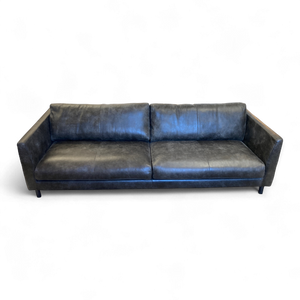 Distressed Leather Sofa