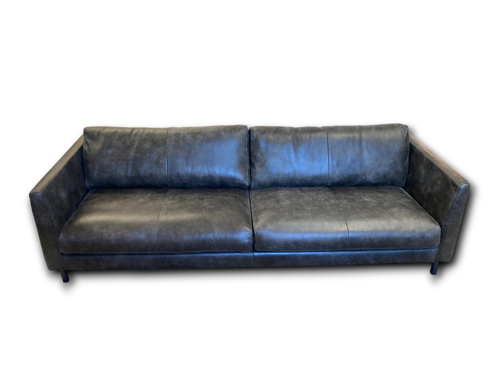 Distressed Leather Sofa