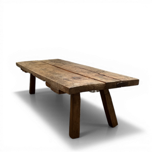 Vintage Butcher Block Coffee Table