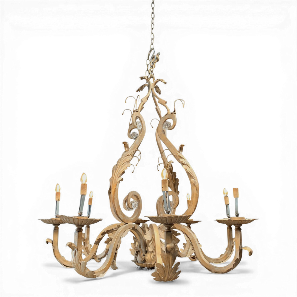 Vintage Gilded Chandelier