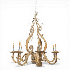 Vintage Gilded Chandelier