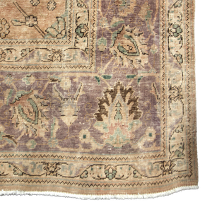 Vintage Tabriz Persian Distressed Rug • 10'x12'6"