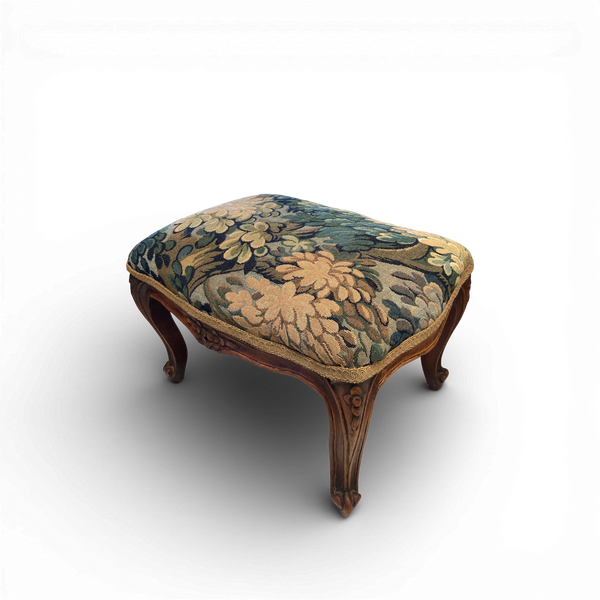 Antique Upholstered Footstool