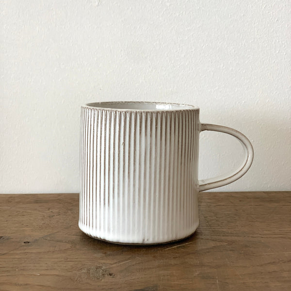 Millerighe Ceramic Mug | White