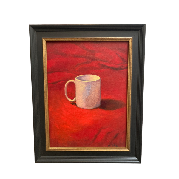 Red Cup in Warm Light by Diane Che