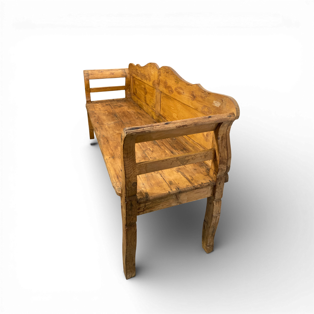 Vintage European Farm Bench
