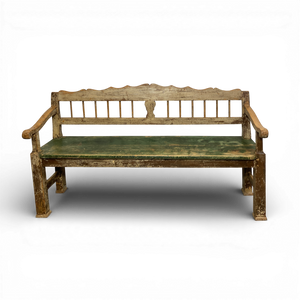 Vintage Rustic Wood Bench