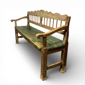 Vintage Rustic Wood Bench