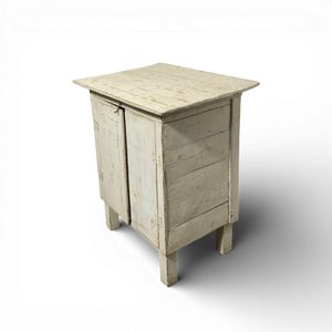 Vintage White Wood Cabinet