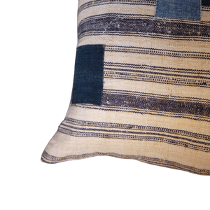 Vintage Fabric Pillow 17" x 17"