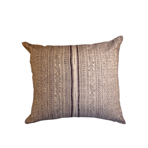 Vintage Fabric Pillow 17" x 17"