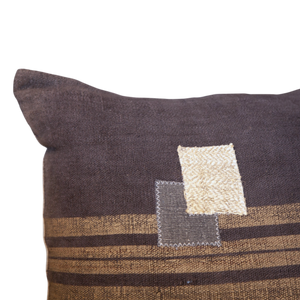 Vintage Fabric Pillow 18.5" x 18.5"