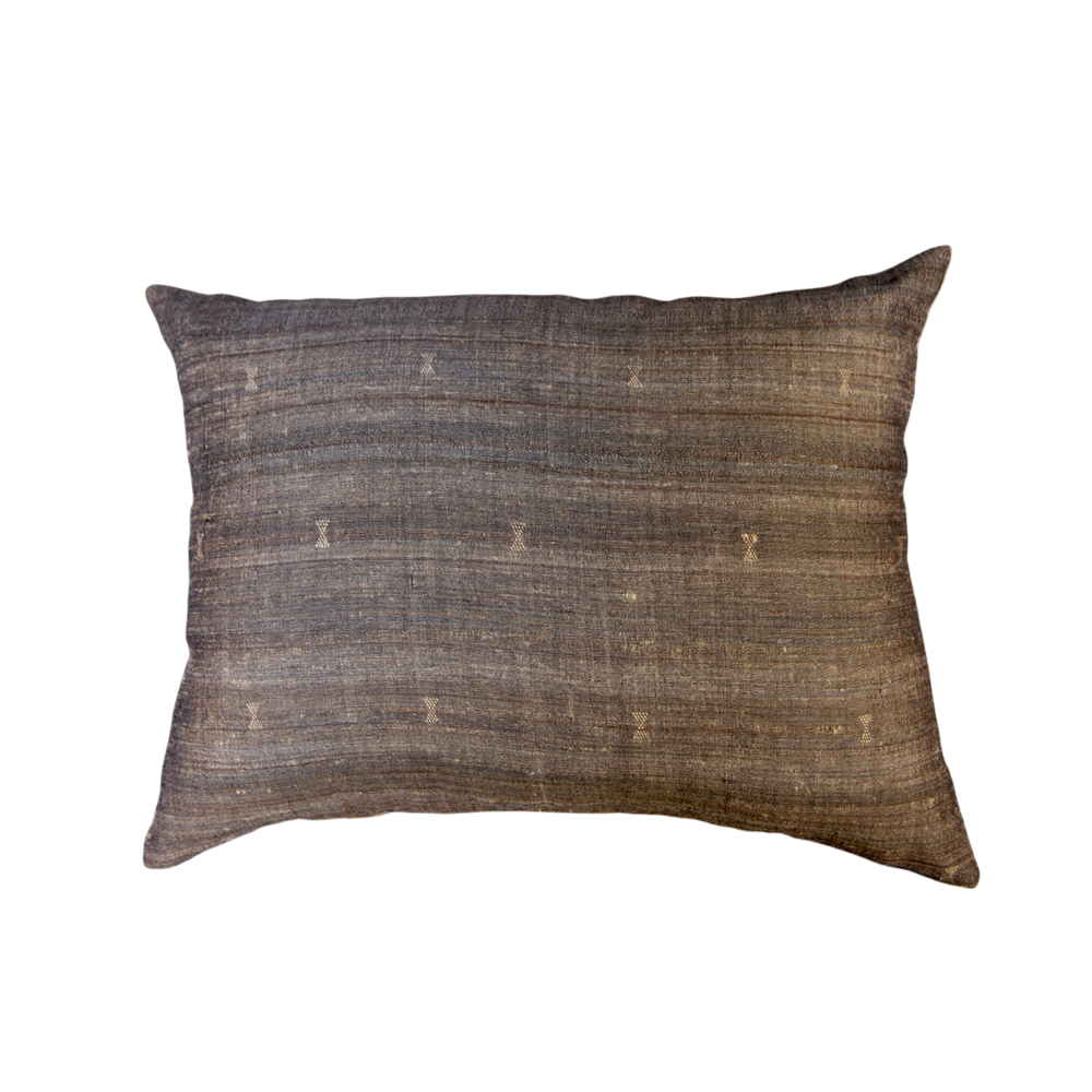 Vintage Fabric Pillow 21" x 15"