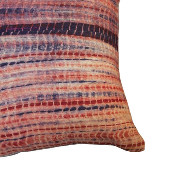 Vintage Fabric Pillow 19" x 19"