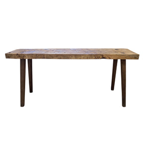 Antique Butcher Block Console Table