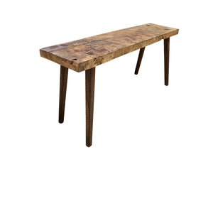 Antique Butcher Block Console Table