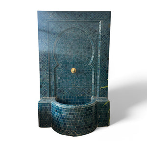 Moroccan Mosaic Tile Water Fountain