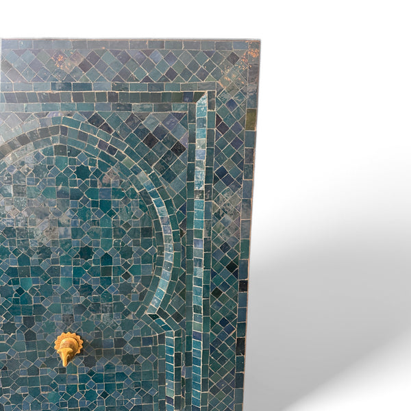 Moroccan Mosaic Tile Water Fountain