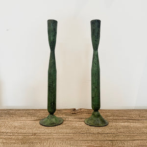 Verdigris Candle Holder Large