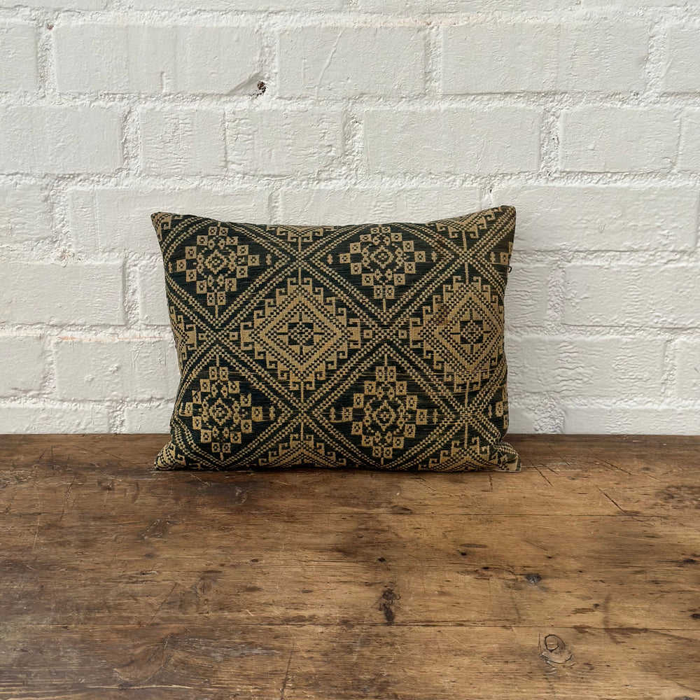 Vintage Fabric Pillow 17” x 13”
