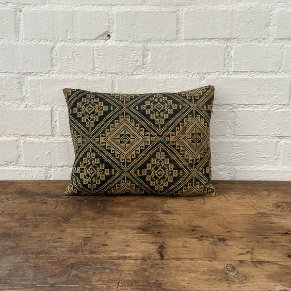 Vintage Fabric Pillow 17” x 13”