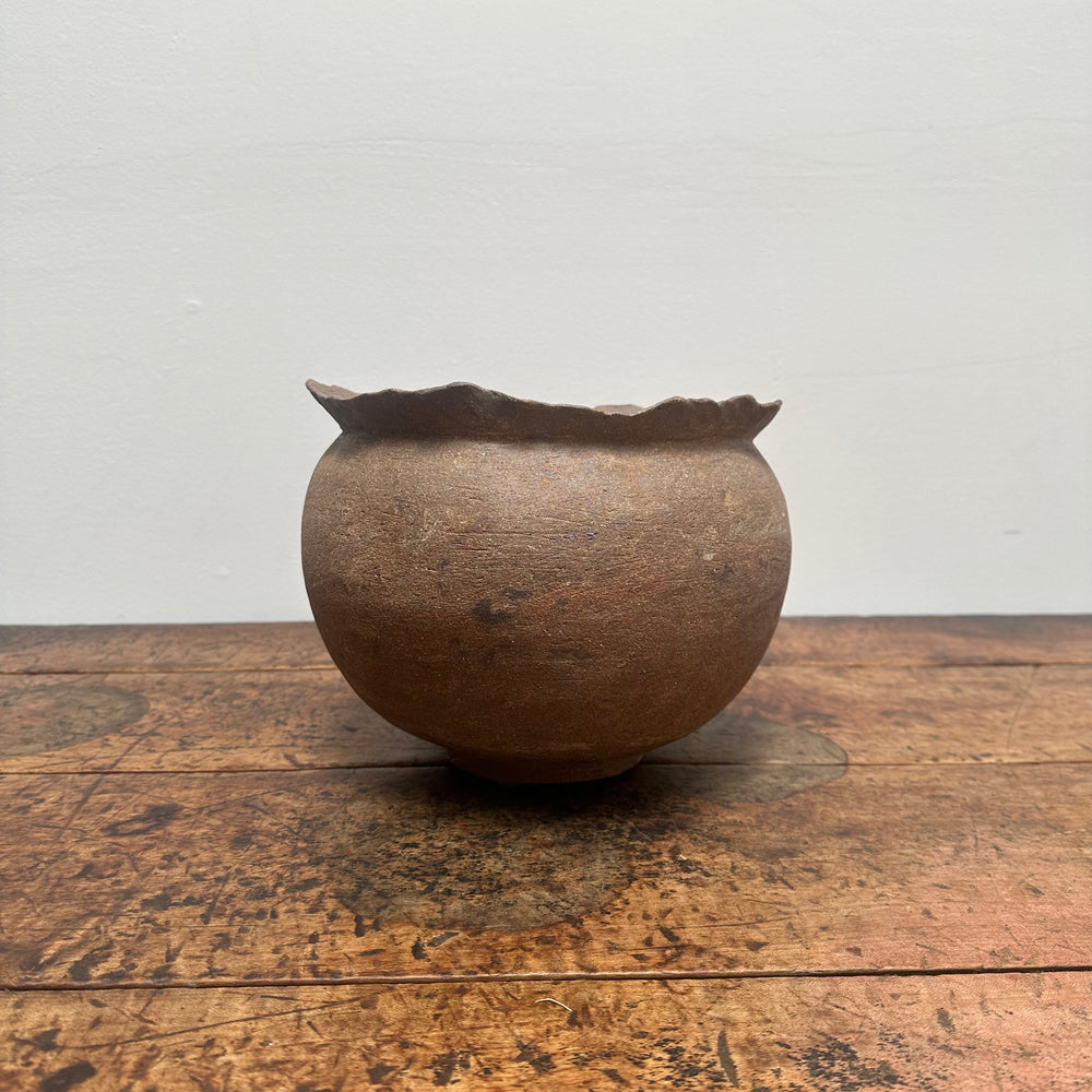 Soil Layers Moon Jar by Gerin del Carmen