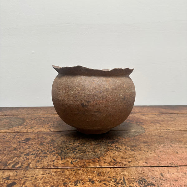 Soil Layers Moon Jar by Gerin del Carmen