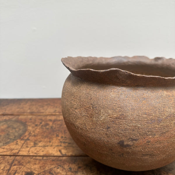 Soil Layers Moon Jar by Gerin del Carmen