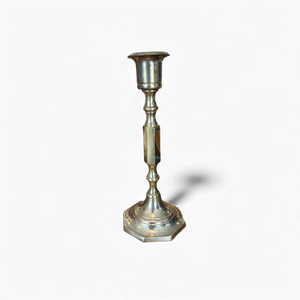 Antique Brass Candle Holder - Medium