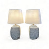 Nishi Ceramic Table Lamps with Silk Shade