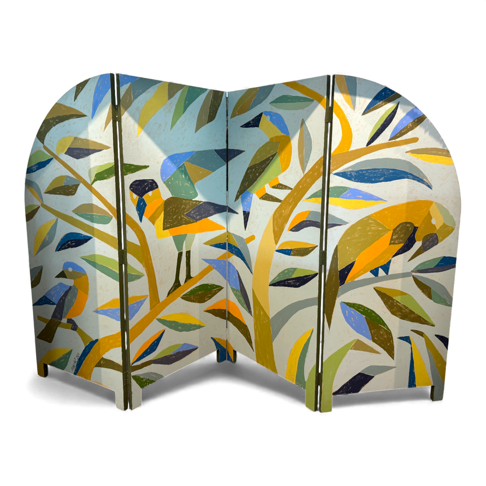 Folding Room Divider by Abel Macias