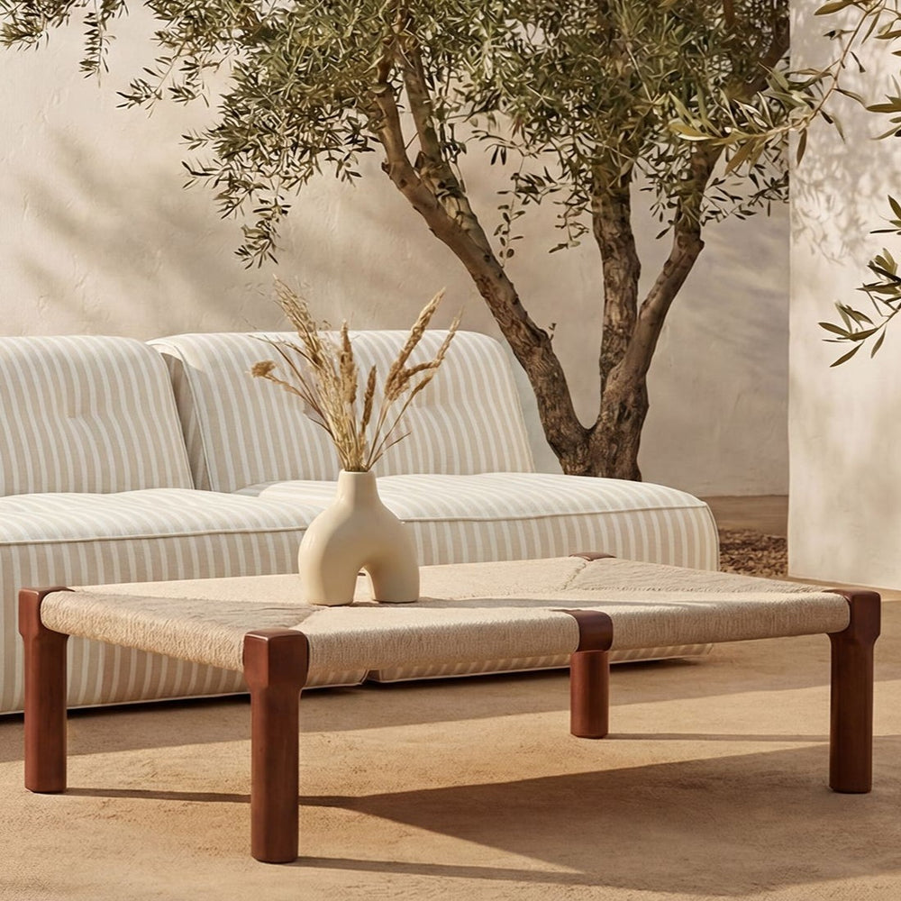 Kaia Outdoor Coffee Table Dark Brown