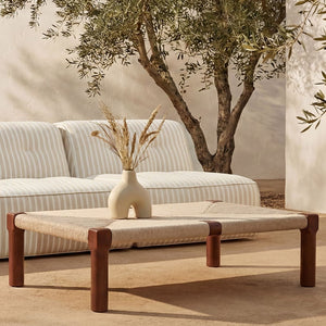 Kaia Outdoor Coffee Table Dark Brown