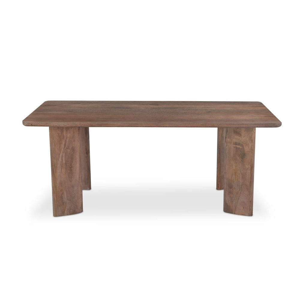 Lia Rectangular Dining Table Dark Brown