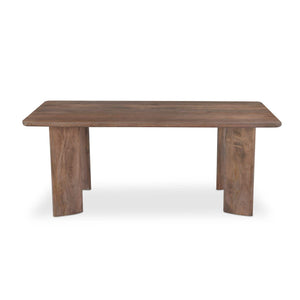 Lia Rectangular Dining Table Dark Brown