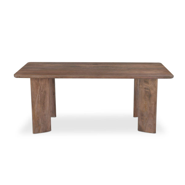 Lia Rectangular Dining Table Dark Brown