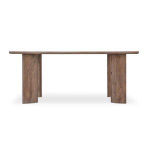 Lia Rectangular Dining Table Dark Brown