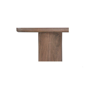 Lia Rectangular Dining Table Dark Brown
