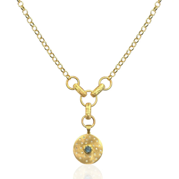 Gold Rondo Link Necklace